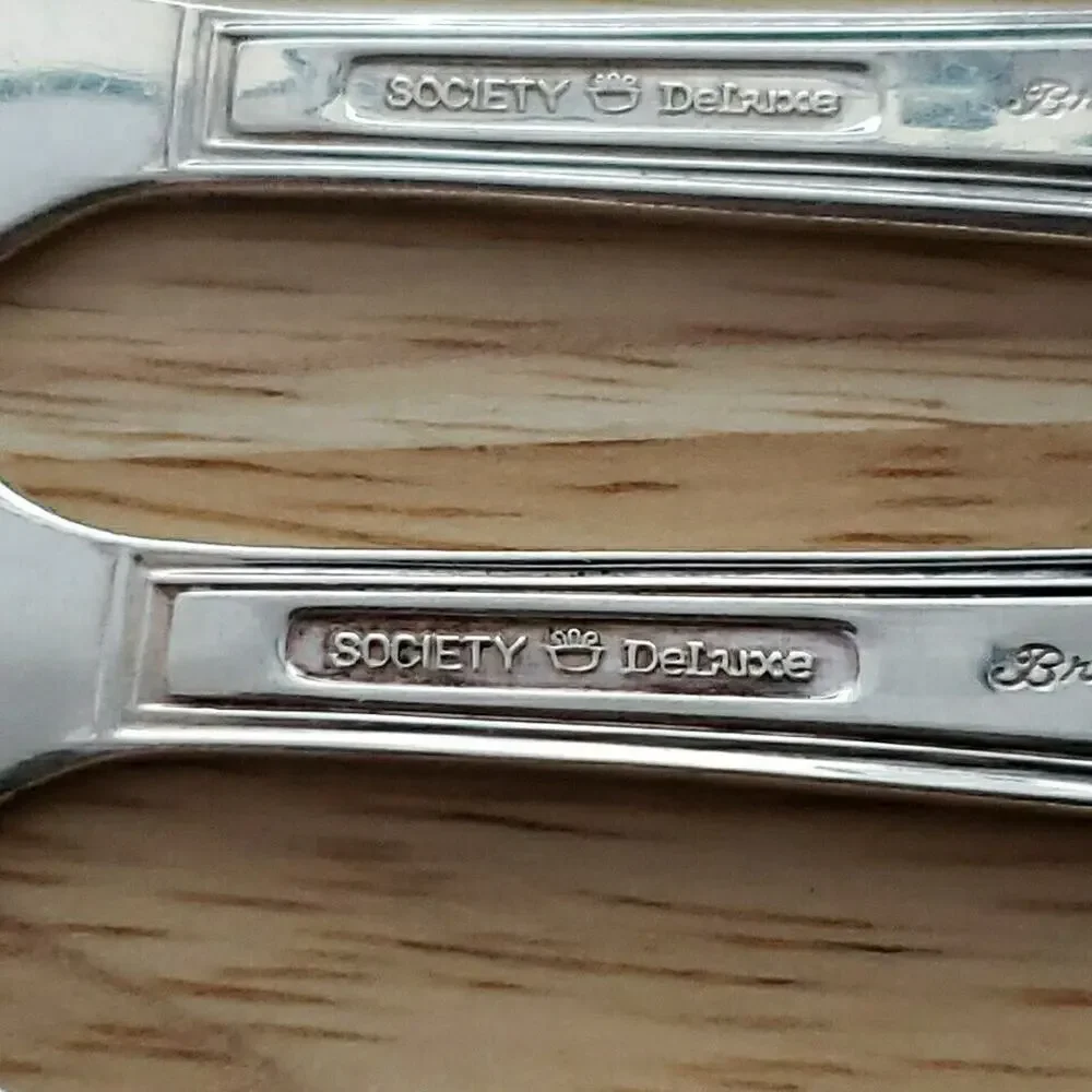 Society Deluxe Bridal Flowers Set of 6 Flat Butter Knives 5.75